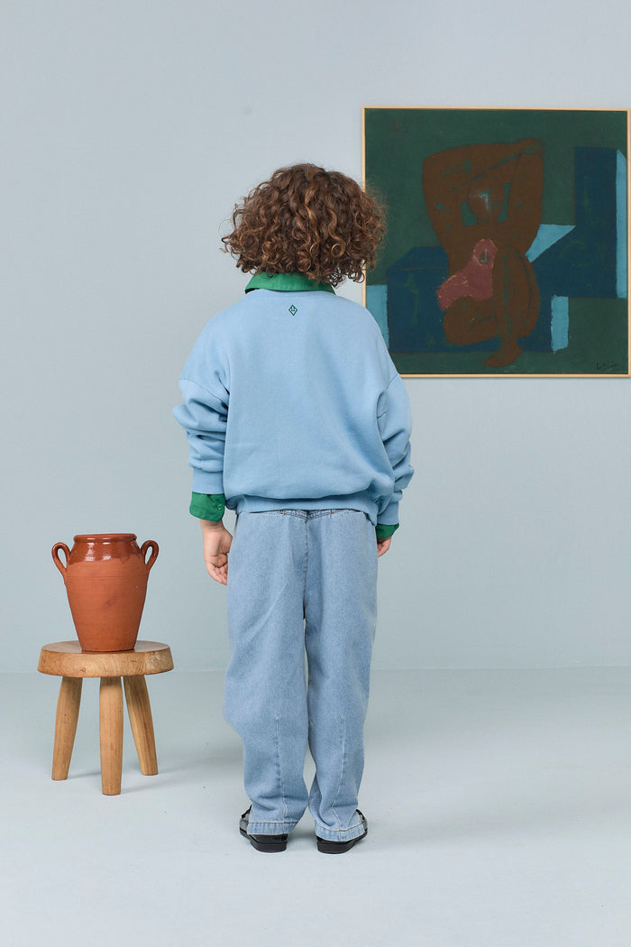 The Animals Observatory Grouse Kids Denim Pants