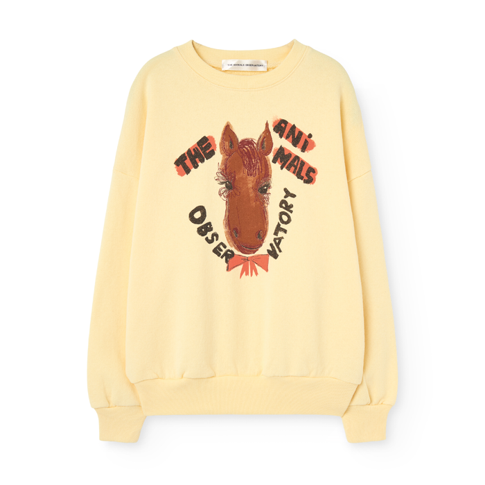 The Animals Observatory Killfish Kids Sweatshirt Soft Yellow