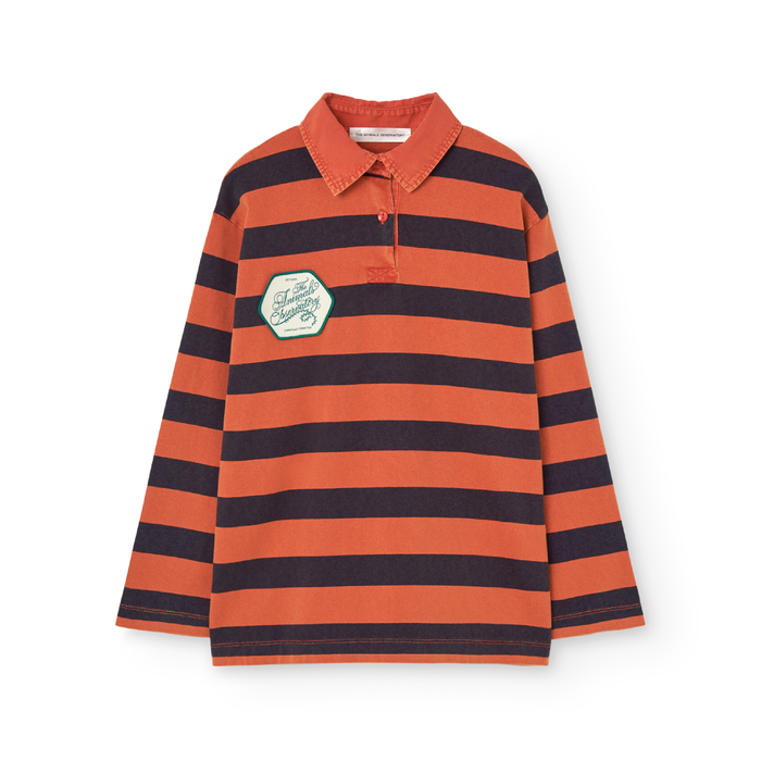 The Animals Observatory Lionfish Striped Kids Polo