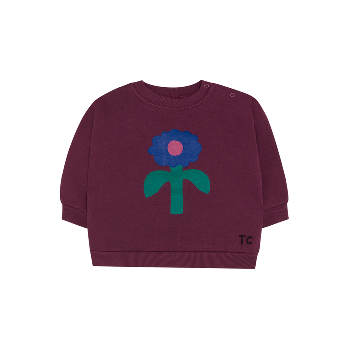The Campamento Big Blue Daisy Baby Sweatshirt