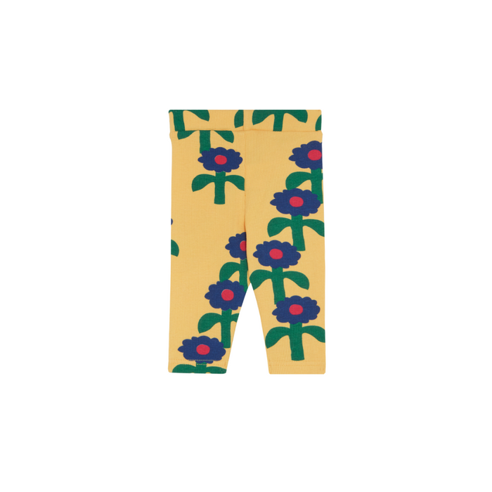 The Campamento Blue Daisies Baby Leggings