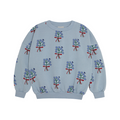 The Campamento Bouquets Light Blue Sweatshirt
