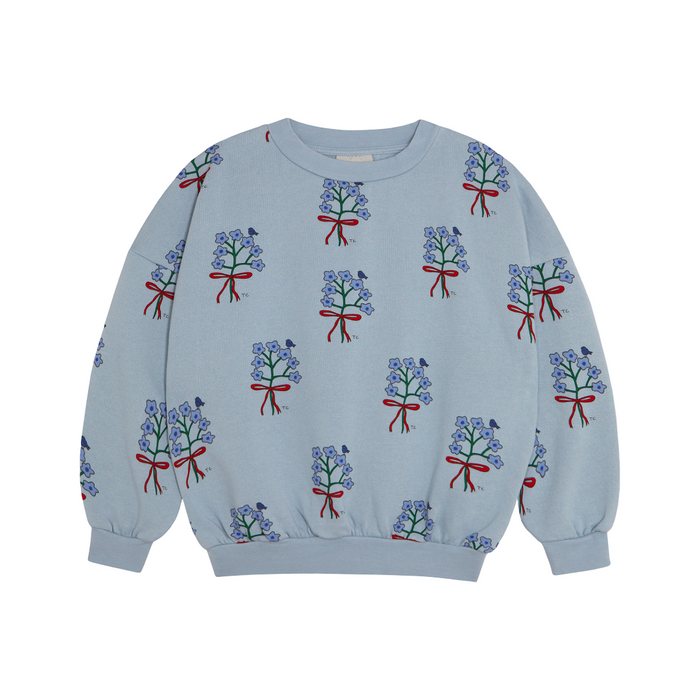 The Campamento Bouquets Light Blue Sweatshirt