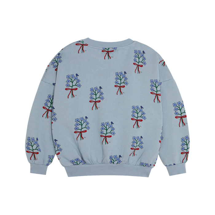 The Campamento Bouquets Light Blue Sweatshirt