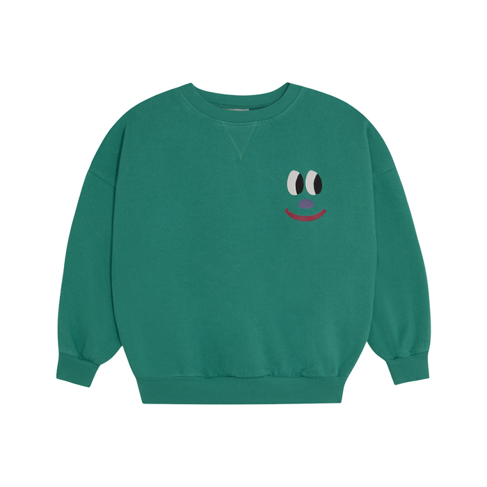 The Campamento Green Smiling Face Sweatshirt