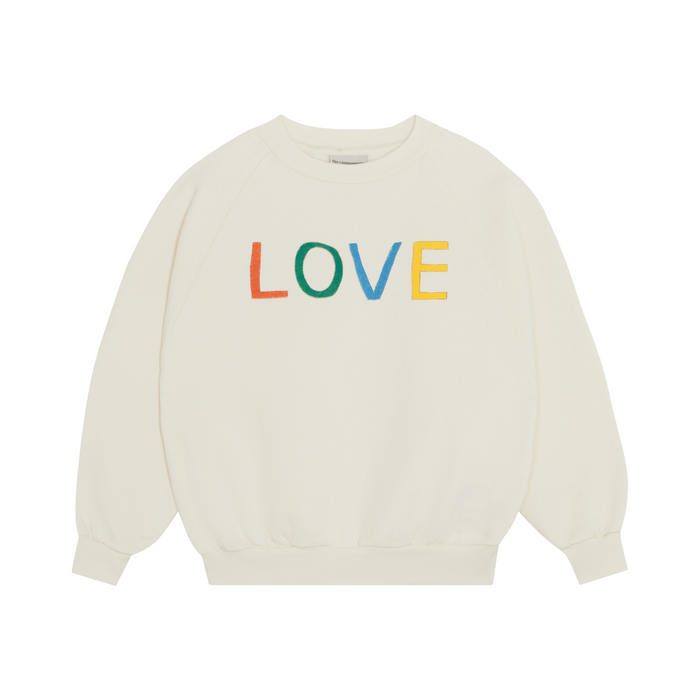 The Campamento Love Ecru Sweatshirt