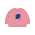 The Campamento Pink Snail Baby Sweatshirt