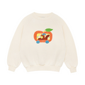 The Campamento Squirrel in an Apple Sweatshirt