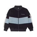 The Campamento Velour Color Block Sweatshirt Grey