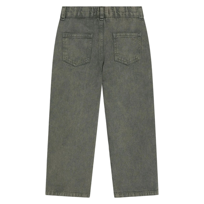 The New Society Denim Baggy Pant Tea Leaf