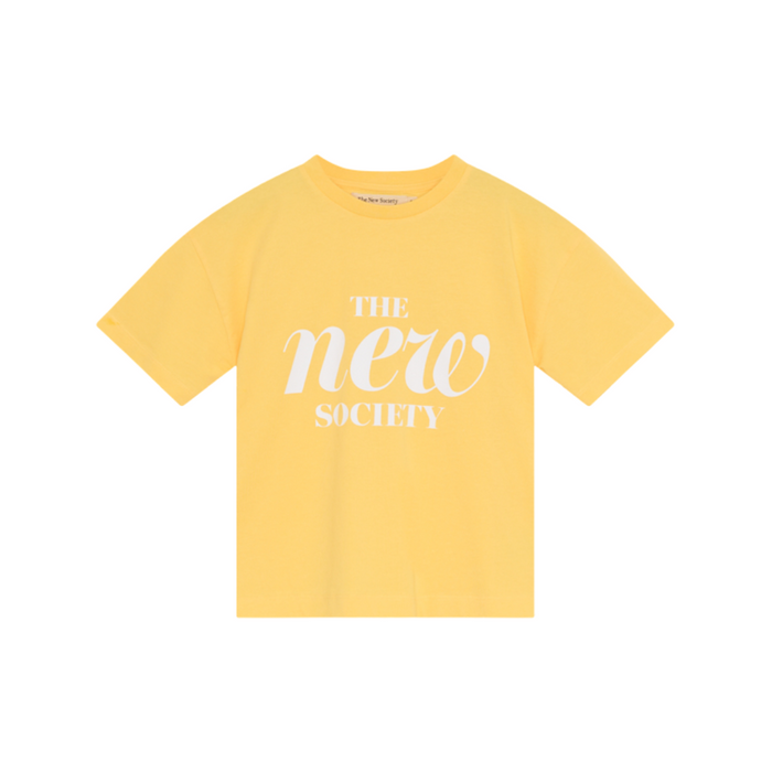The New Society Maca T-Shirt Mimosa Yellow