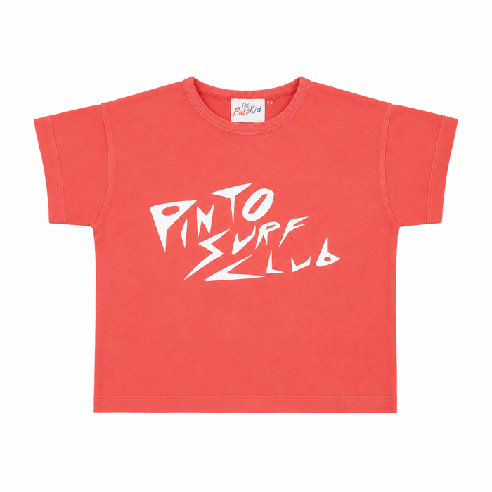 The Pinto Surf Club Tee Faded Red