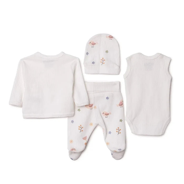 Tiffany Newborn Premature Set - Ecru Ecru - ebebek