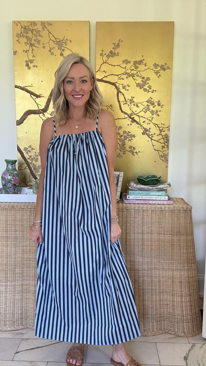 Tilly Stripe Midi Dress