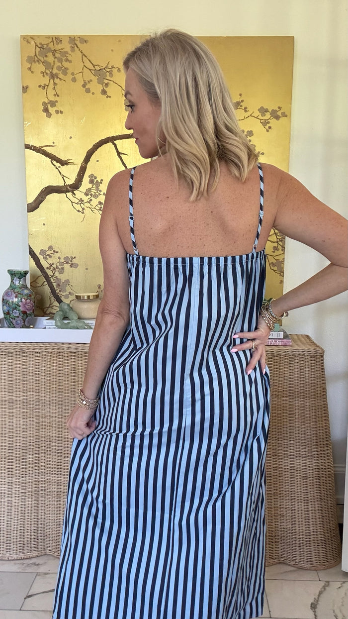 Tilly Stripe Midi Dress