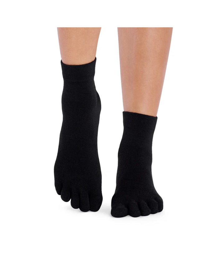 TOESOX Active Mini Crew - Black