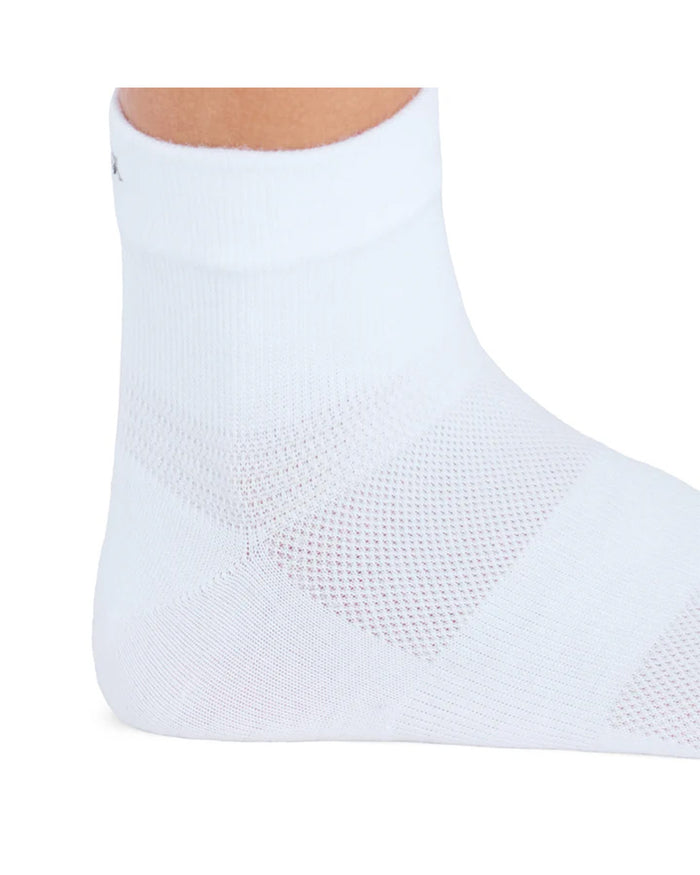 TOESOX Active Mini Crew - White
