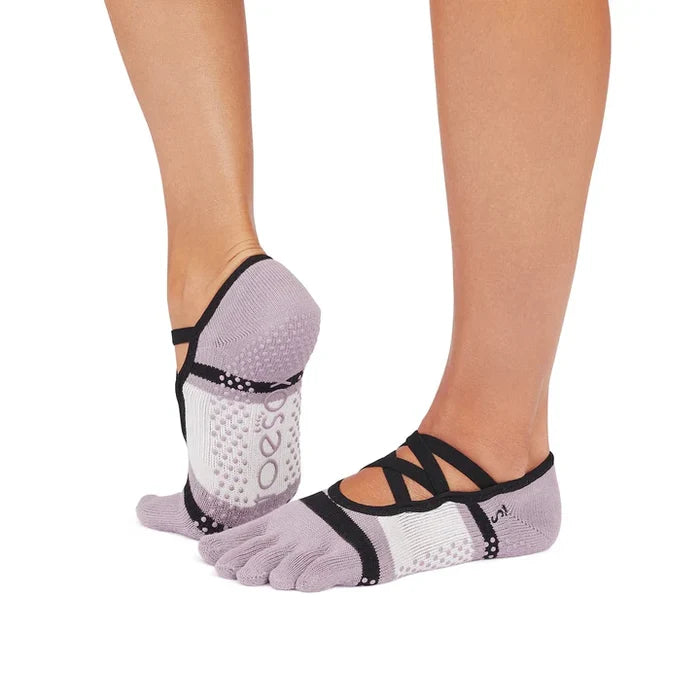 TOESOX Full Toe Elle - Lavender Mist Stripe