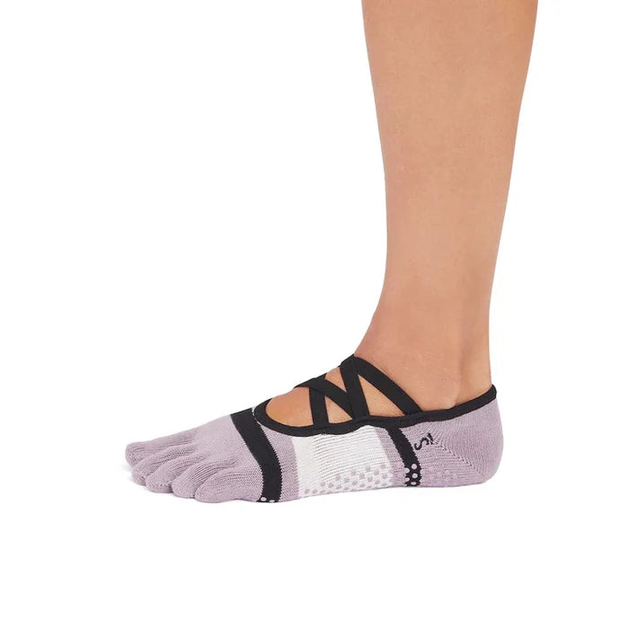 TOESOX Full Toe Elle - Lavender Mist Stripe