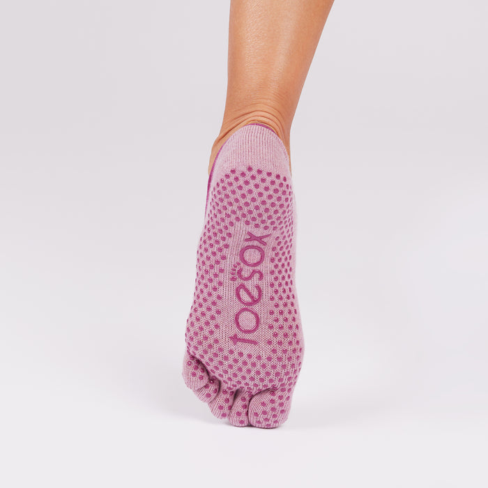 TOESOX Full Toe Elle - Wineberry Heather