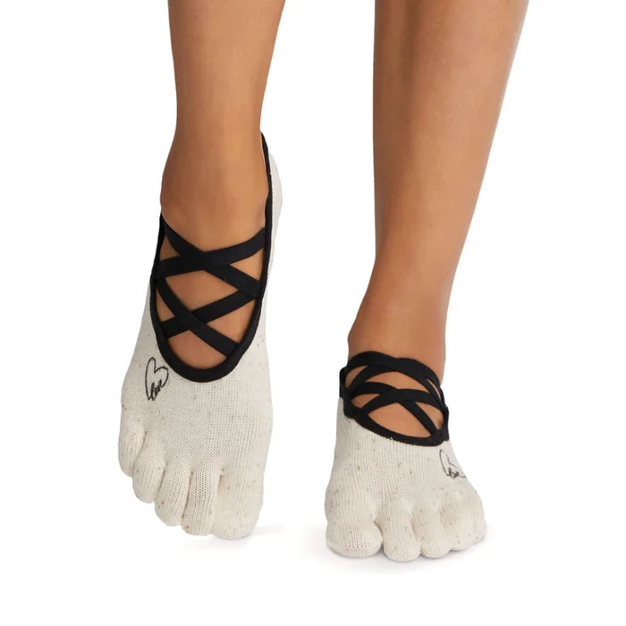 TOESOX Full Toe Elle Grip Socks - Coconuts For You