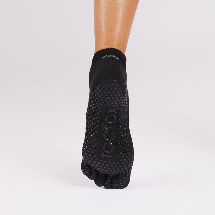 TOESOX Full Toe Ultra Fine Knit Low Rise - Mirage Stripe
