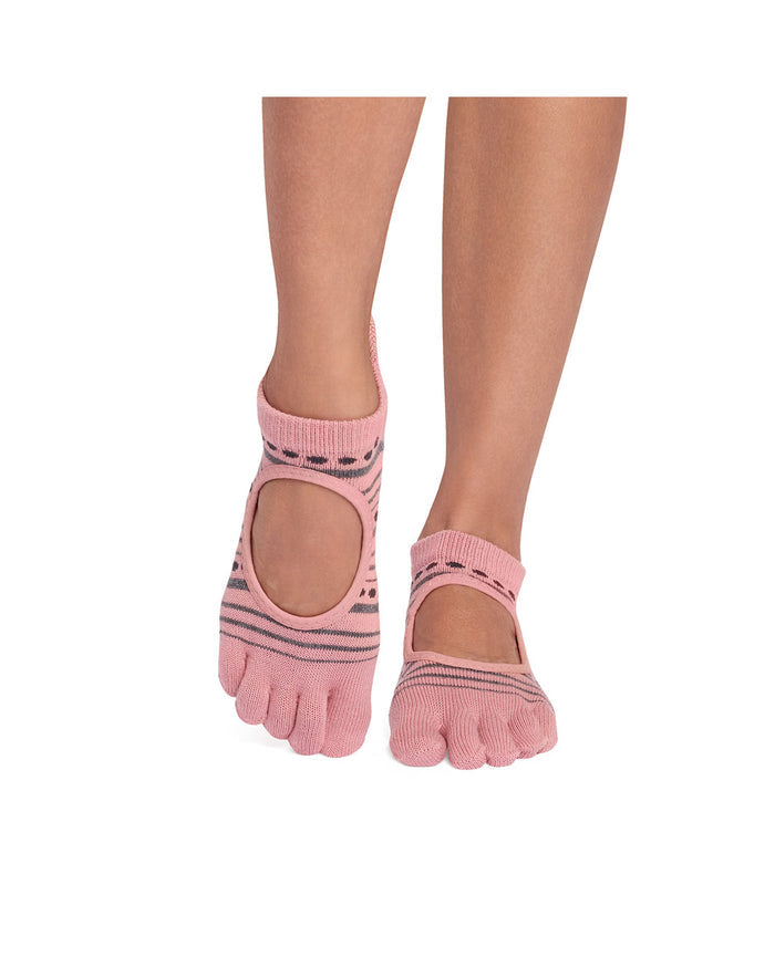 TOESOX Grip Full Toe Bellarina - Soft Red