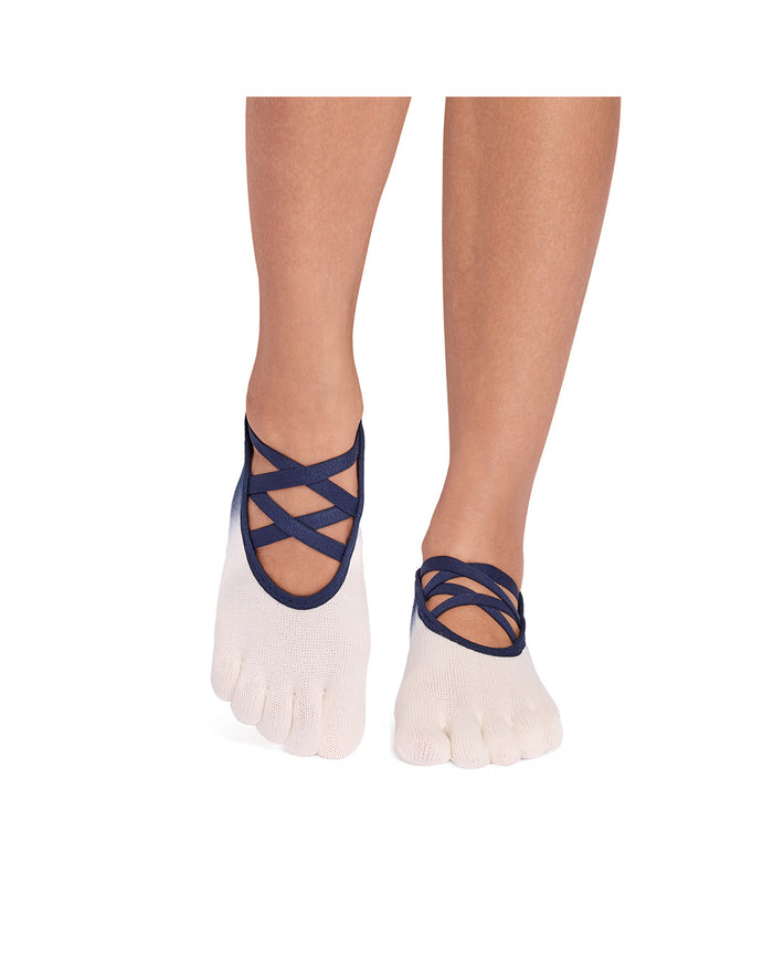 TOESOX Grip Full Toe Elle - Indigo Ombre