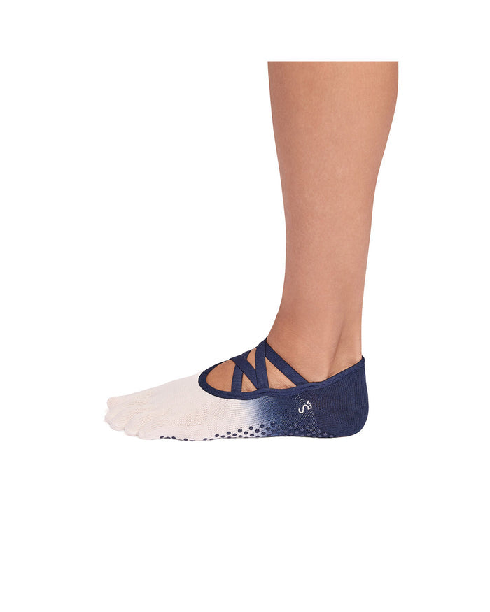 TOESOX Grip Full Toe Elle - Indigo Ombre