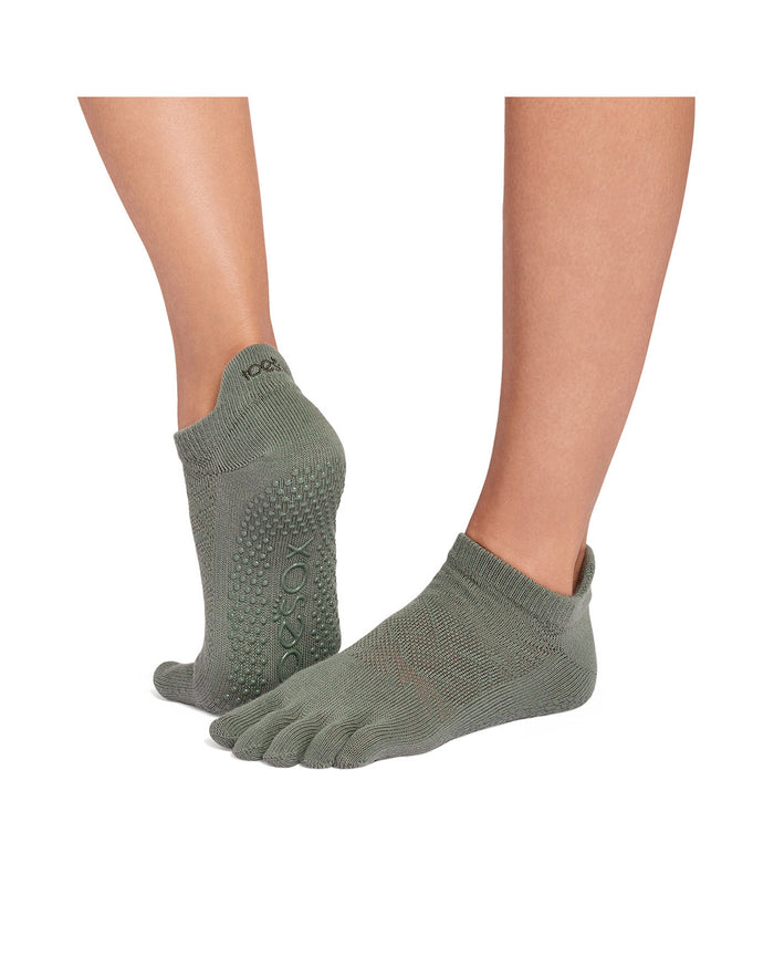 TOESOX Grip Full Toe Low Rise - Ivy Field