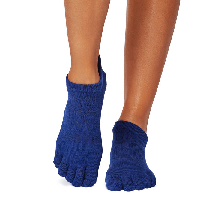 TOESOX Grip Full Toe Low Rise - Navy