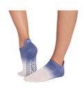 TOESOX Grip Full Toe Low Rise - Soft Blue Ombre