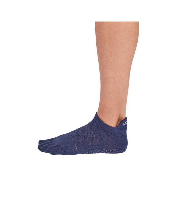 TOESOX Grip Full Toe Low Rise - Soul Blue
