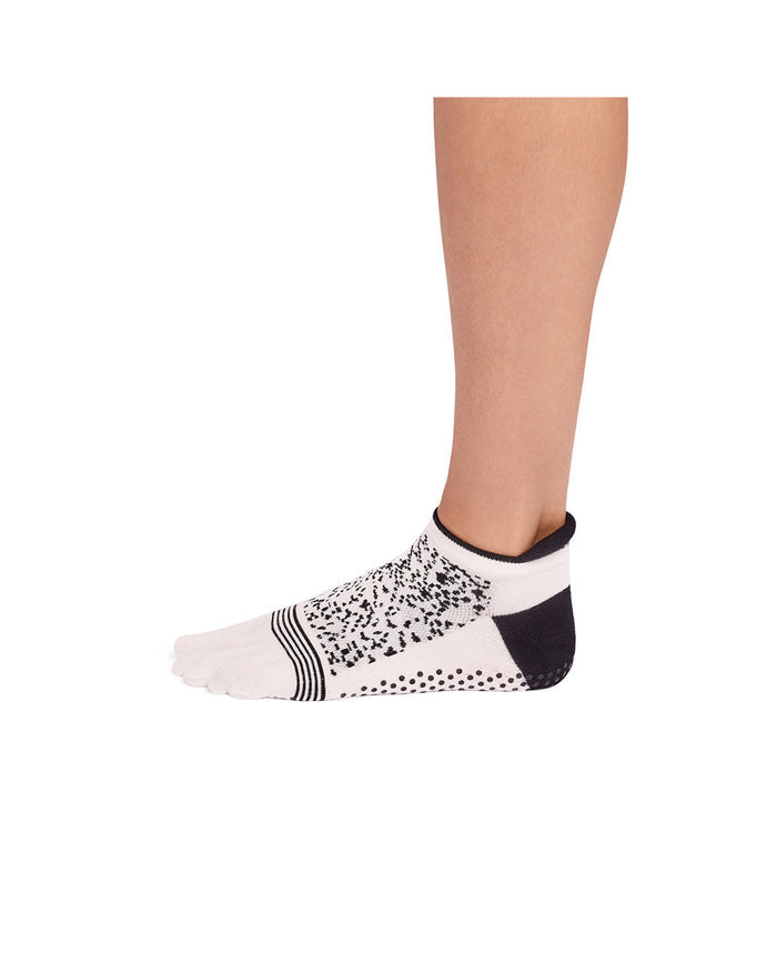 TOESOX Grip Full Toe Low Rise Tec - Bone
