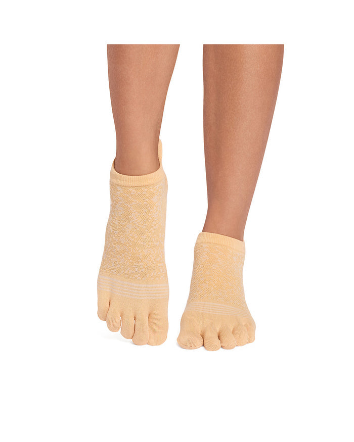 TOESOX Grip Full Toe Low Rise Tec - Golden