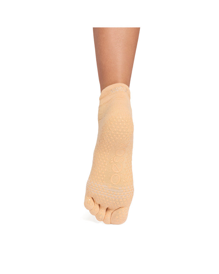 TOESOX Grip Full Toe Low Rise Tec - Golden