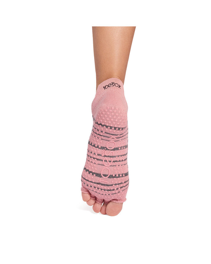 TOESOX Grip Half Toe Bellarina - Soft Red