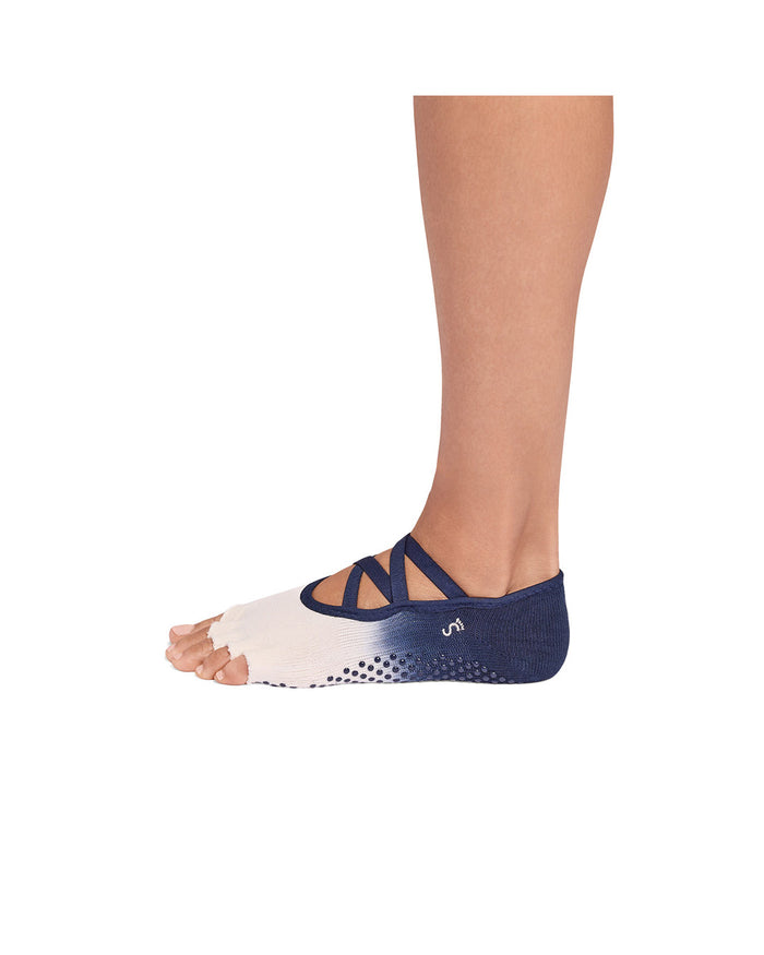 TOESOX Grip Half Toe Elle - Indigo Ombre