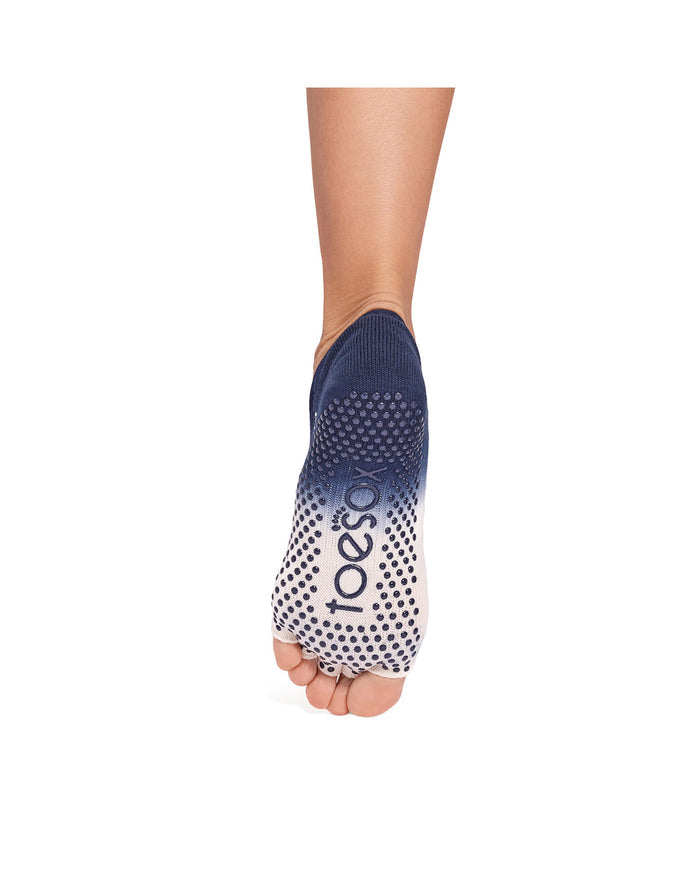 TOESOX Grip Half Toe Elle - Indigo Ombre