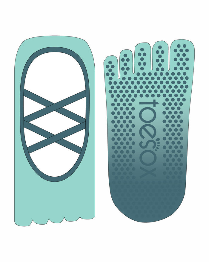 TOESOX Grip Half Toe Elle - Tidal