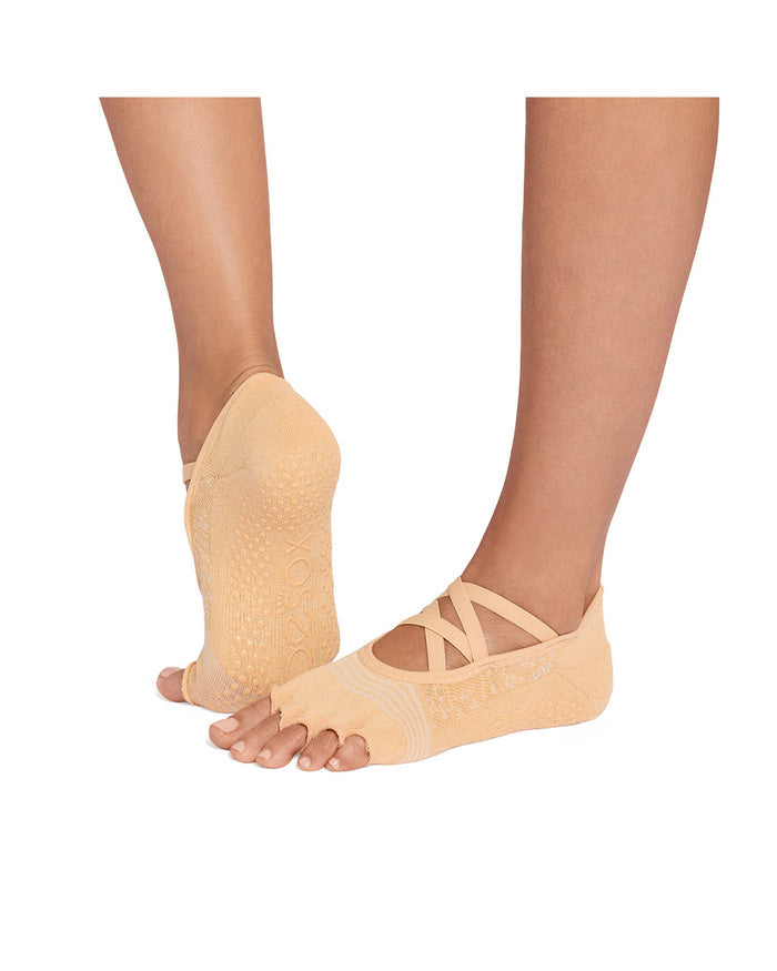 TOESOX Grip Half Toe Elle Tec - Golden