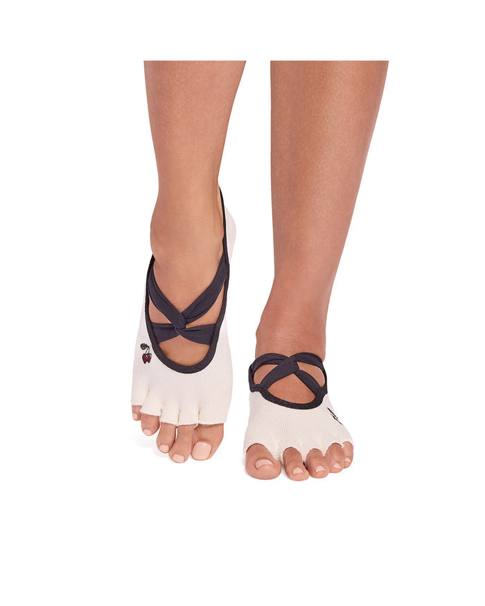 TOESOX Grip Half Toe Ivy - Ivory