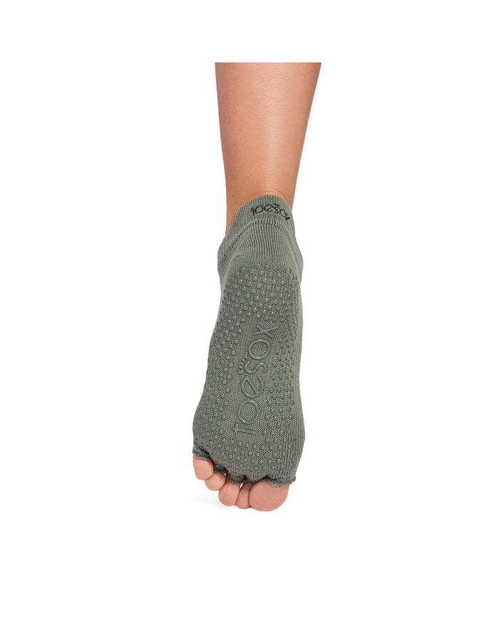 TOESOX Grip Half Toe Low Rise - Ivy Field