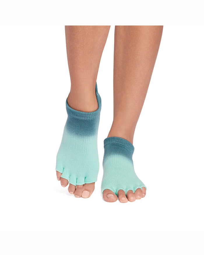 TOESOX Grip Half Toe Low Rise - Tidal