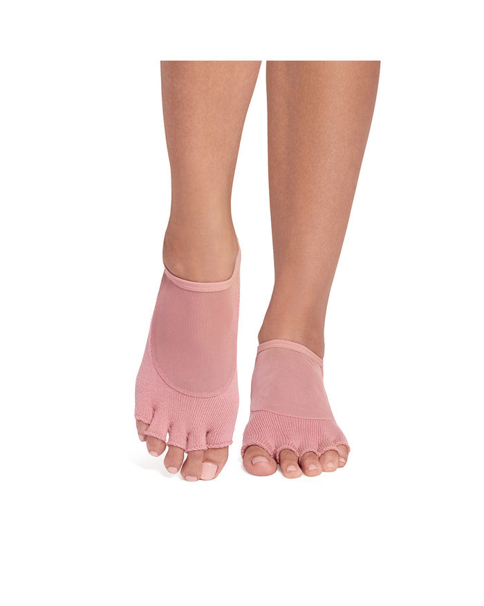 TOESOX Grip Half Toe Luna - Soft Red