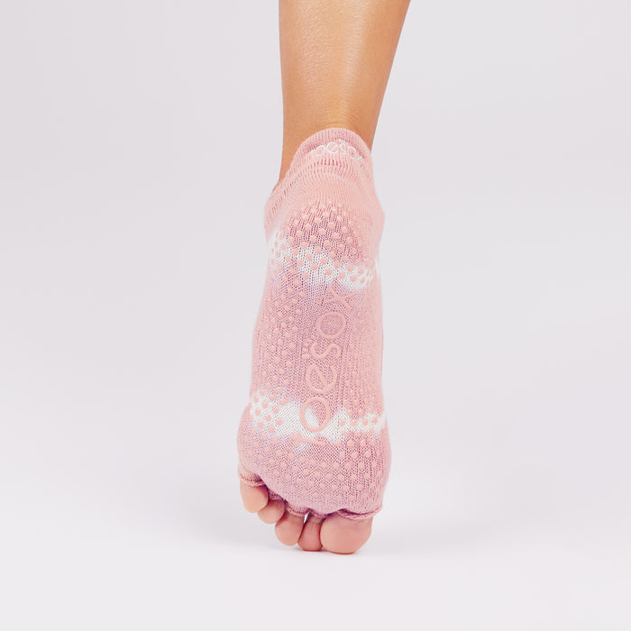 TOESOX Half Toe Bellarina - Petal Tie Dye Stripe