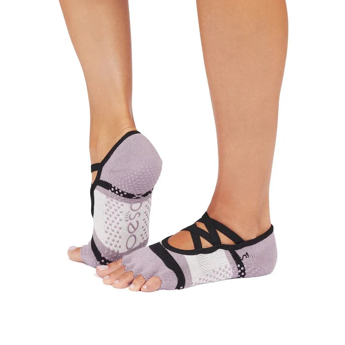 TOESOX Half Toe Elle - Lavender Mist Stripe