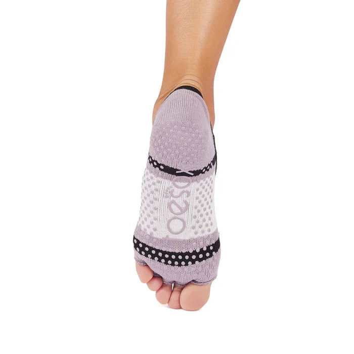 TOESOX Half Toe Elle - Lavender Mist Stripe