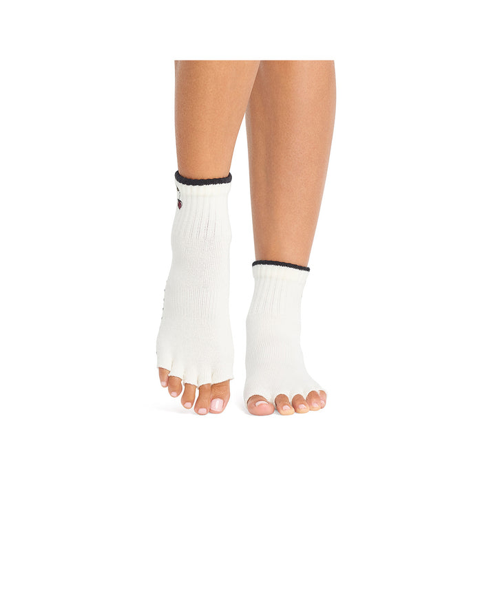 TOESOX Half Toe Melody - Ivory