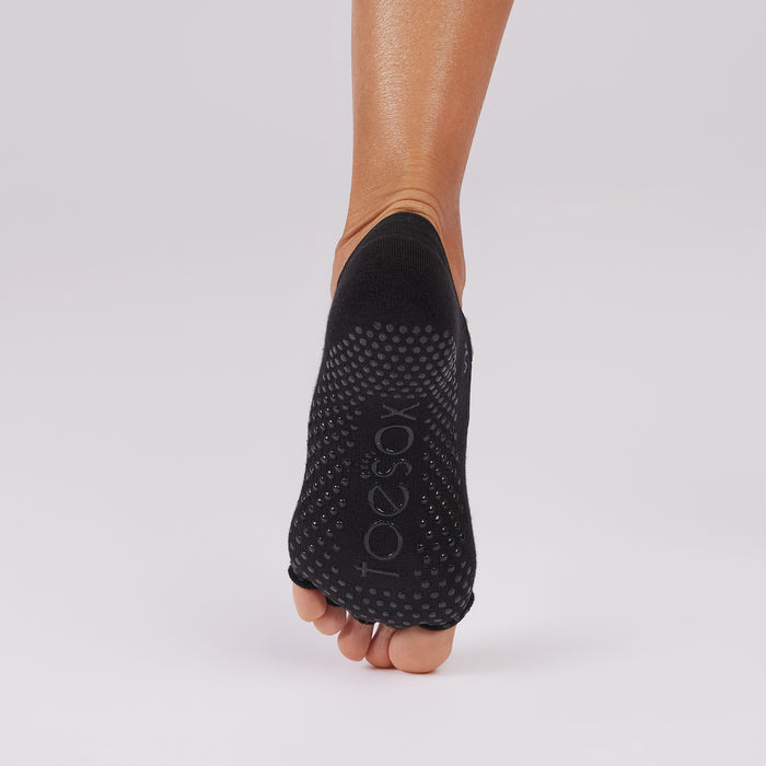 TOESOX Half Toe Ultra Fine Knit Ivy - Mirage Stripe